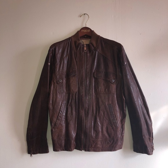 Top Gun Genuine Leather Jacket - Picture 2 of 4